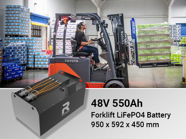 48v 550ah 500ah forklift lifepo4 battery