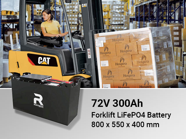 72v 300ah forklift lifepo4 battery