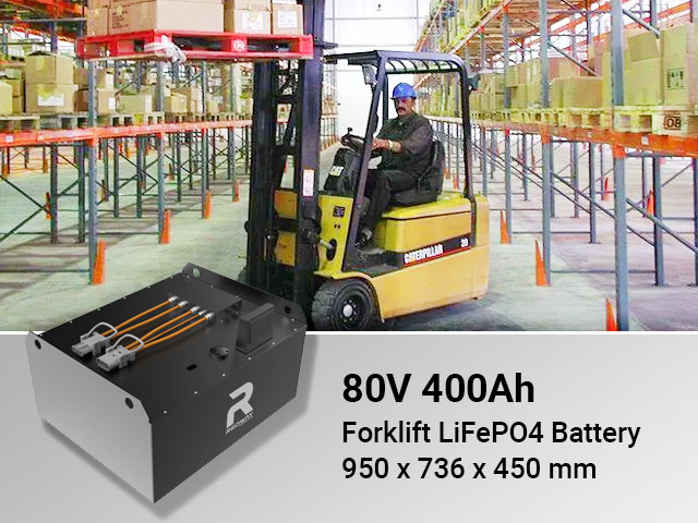 80v 400ah 420ah forklift lifepo4 battery